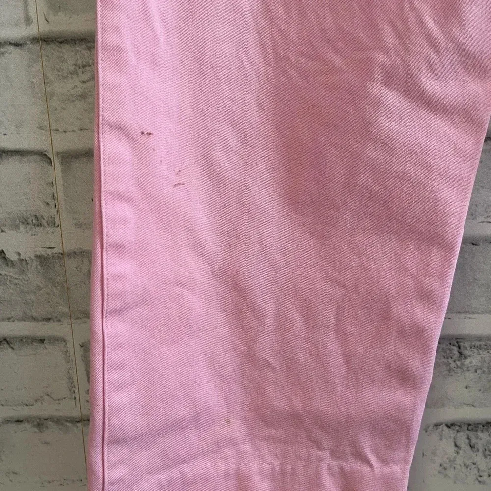 Lilly Pulitzer pink cropped trouser flat front pants Size 8 - Image 3