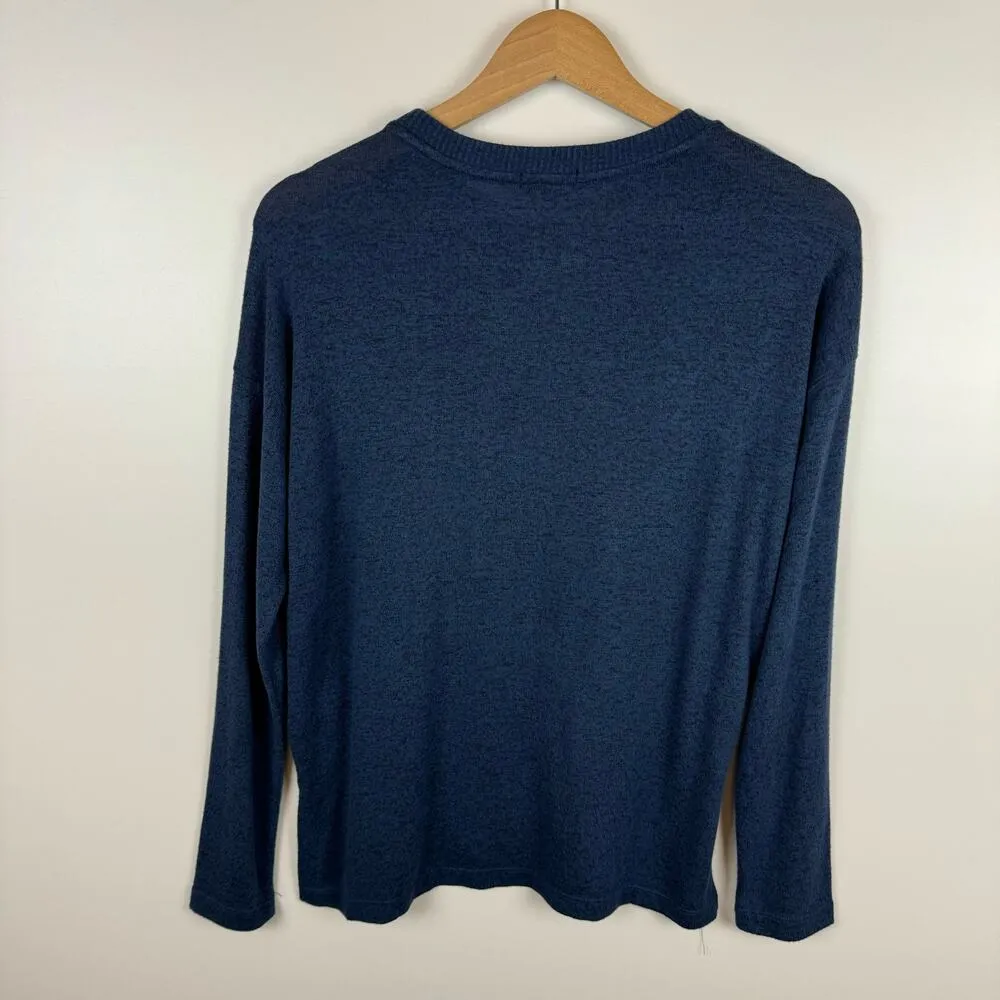 Rails Womens Crewneck Pullover Sweater in Navy Sz XS | Casual Comfy Cozy Soft - Image 4