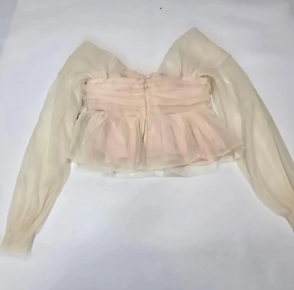 House of Harlow  1960 X REVOLVE Burna Blouse in Cream - Image 9