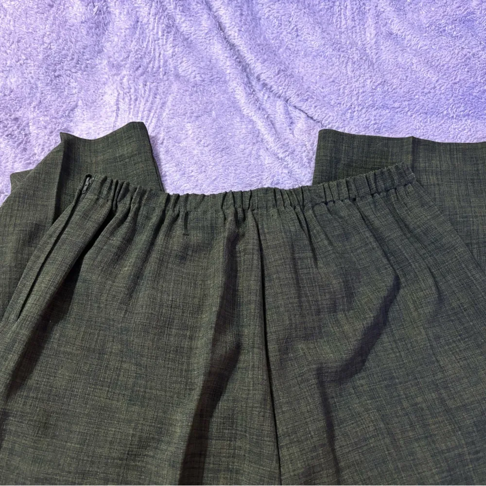 Vintage 2 Piece Pants Suit from Danny & Nicole Size 14 Dark Olive Green - Image 12