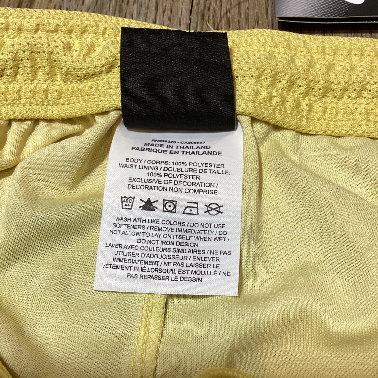 Nike Dri-FIT Soccer Shorts Women's Athletic Yellow Black White Size M‎ - NWT - Image 4