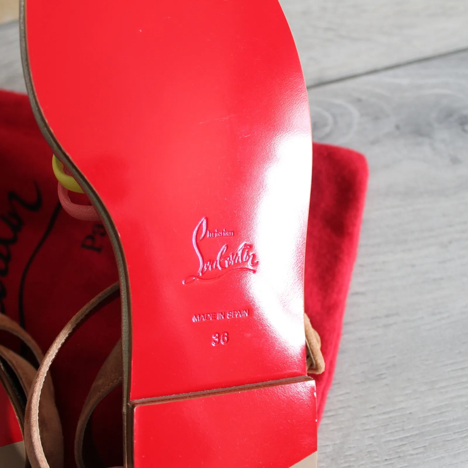 Christian Louboutin Ella Rainbow Braided Sandals - Image 14