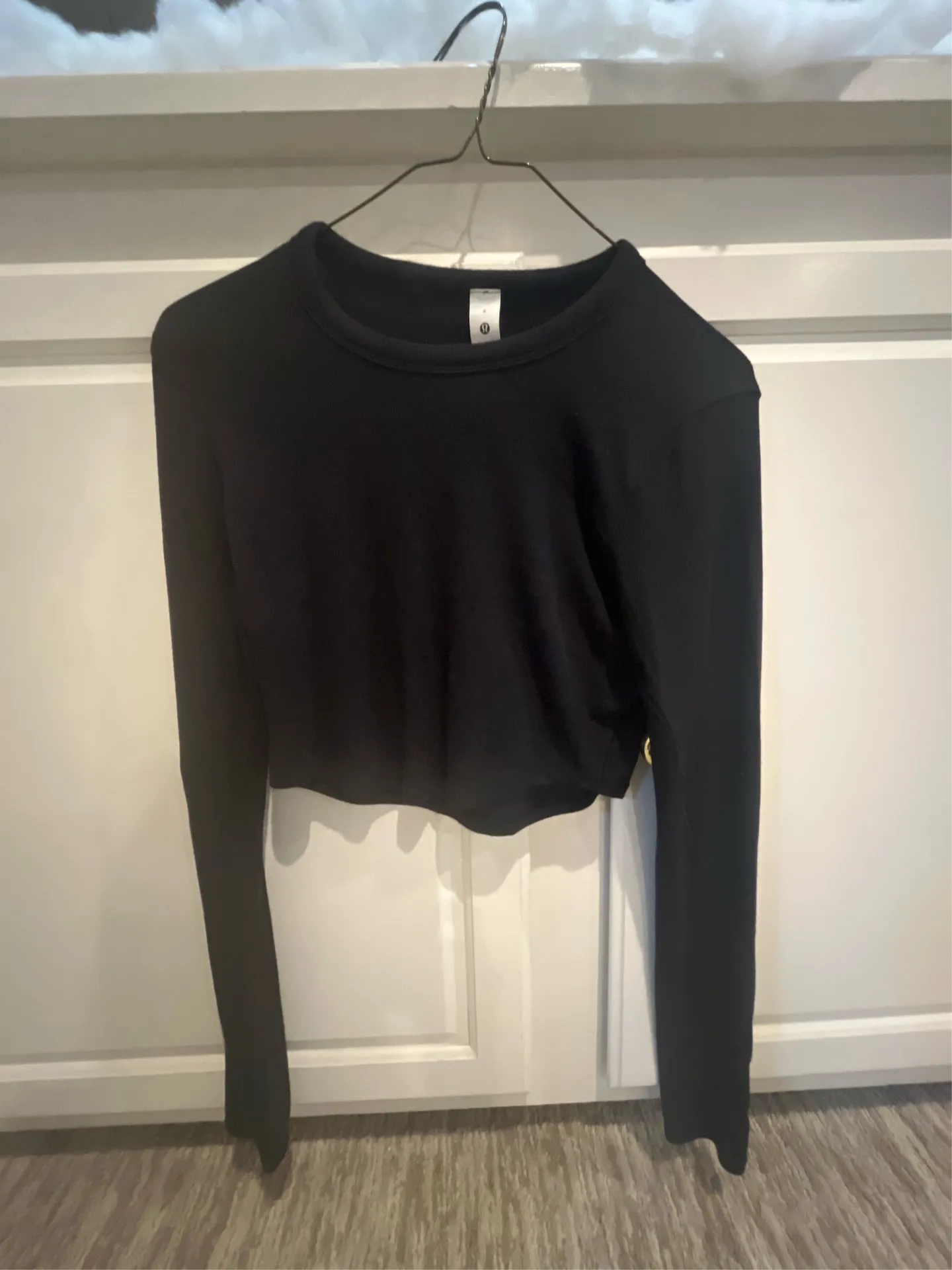 Lululemon Black Cropped Long Sleeve  - Image 3