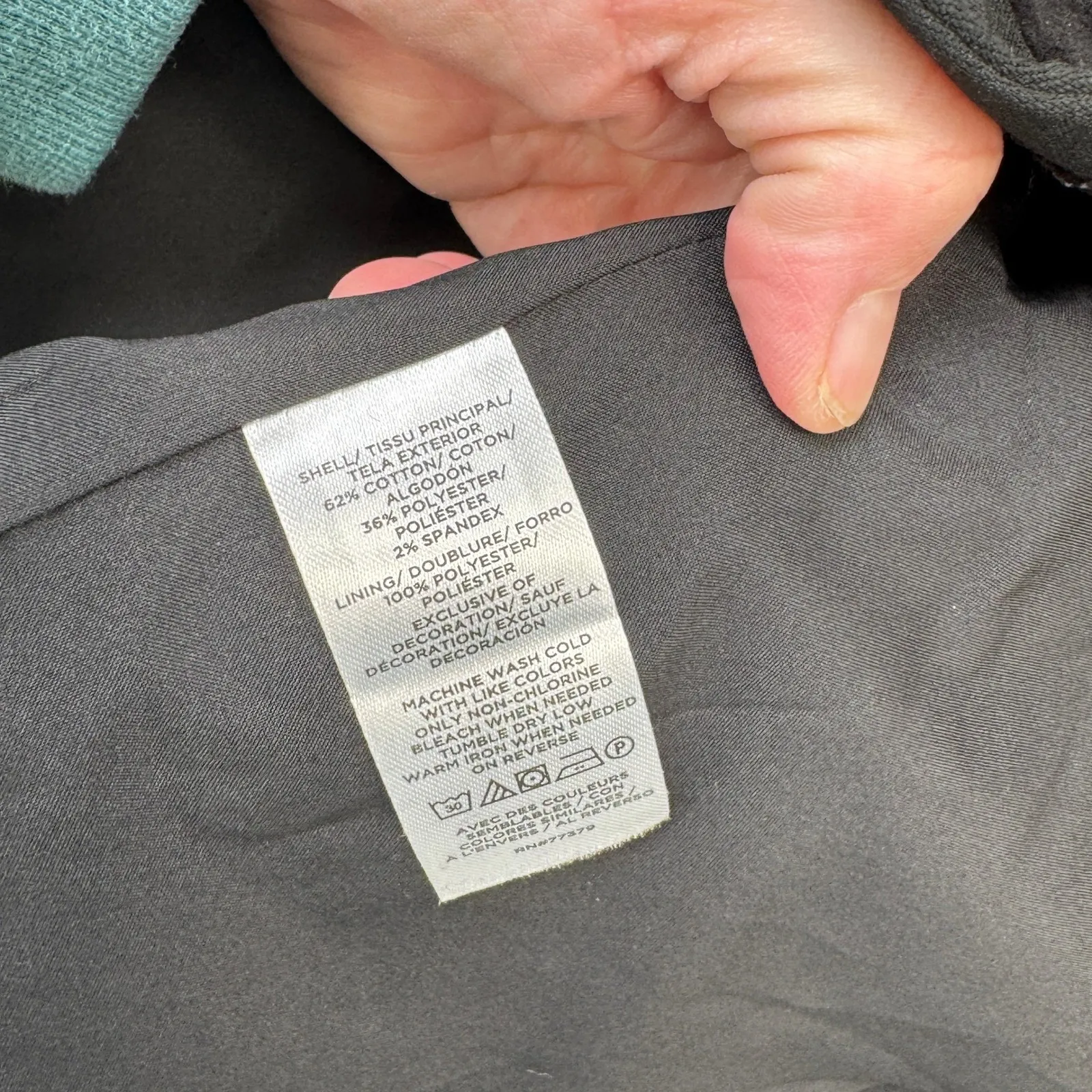 Ann Taylor Black Velvet Double Breasted Blazer Jacket Women 8 Gold Pearl Buttons - Image 14