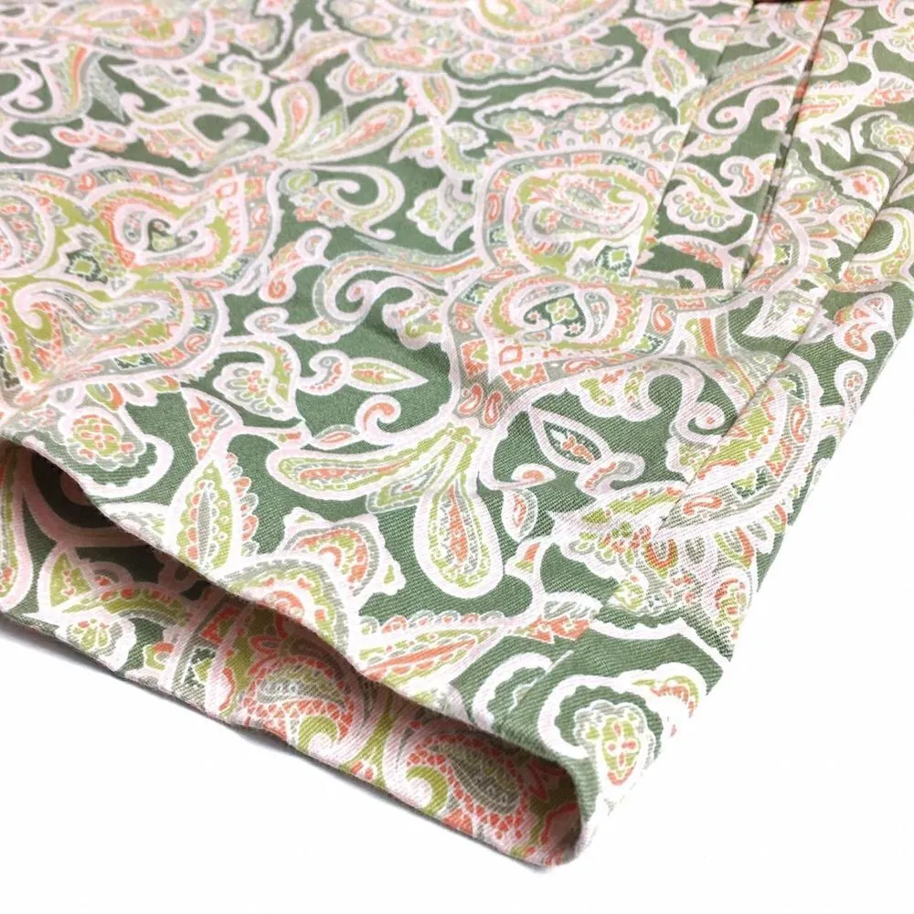 j crew paisley side zip stretch shorts - Image 2