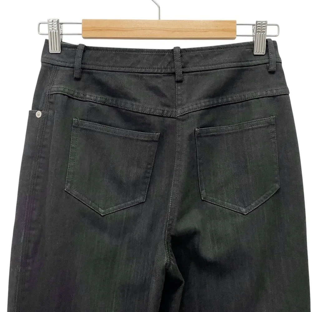 Vintage St. John Jeans Black Wash Slim Straight Leg High Rise Women’s Size 4 - Image 7