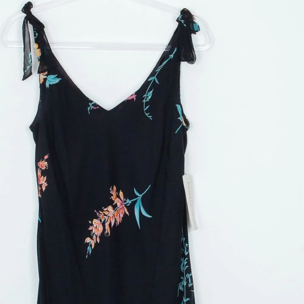 Evan Picone Floral Sleeveless Ruffle Midi Dress Size 10‎ NWT - Image 2