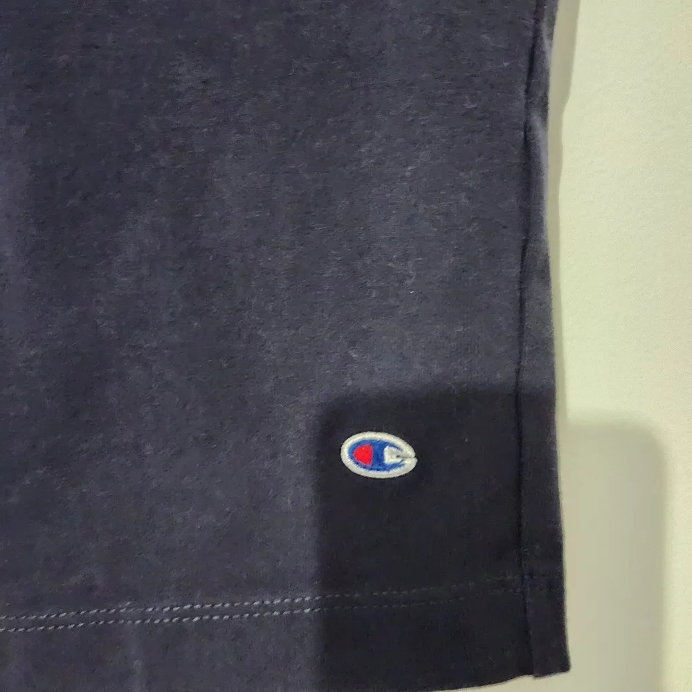 Champion Womens Cropped Tank Syracuse Navy Orange Running Shirt Large College - Image 2