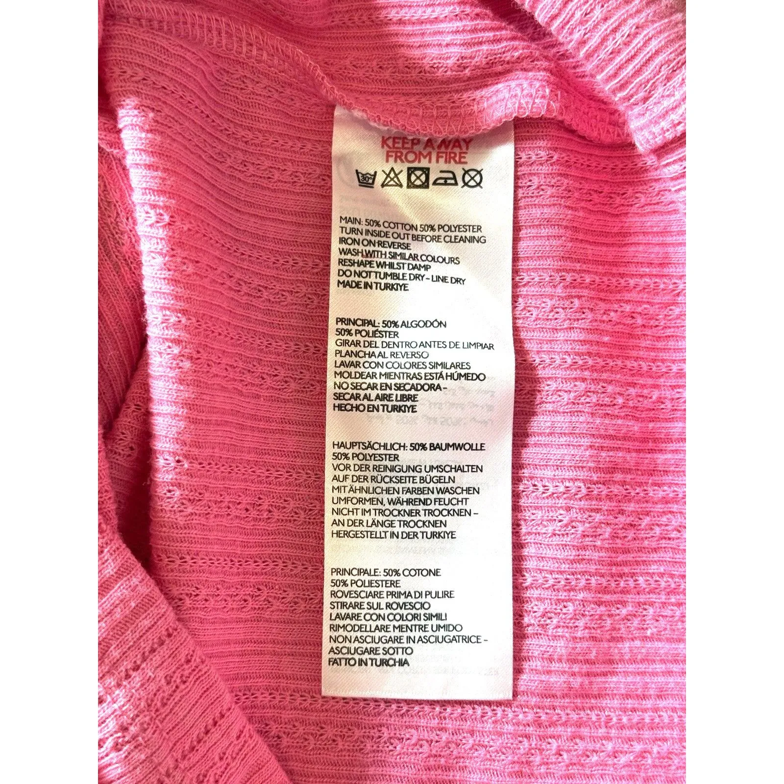 NWOT Urban Outfitters women's Tank Top "Bitter Sweet " Pink Small - Image 7