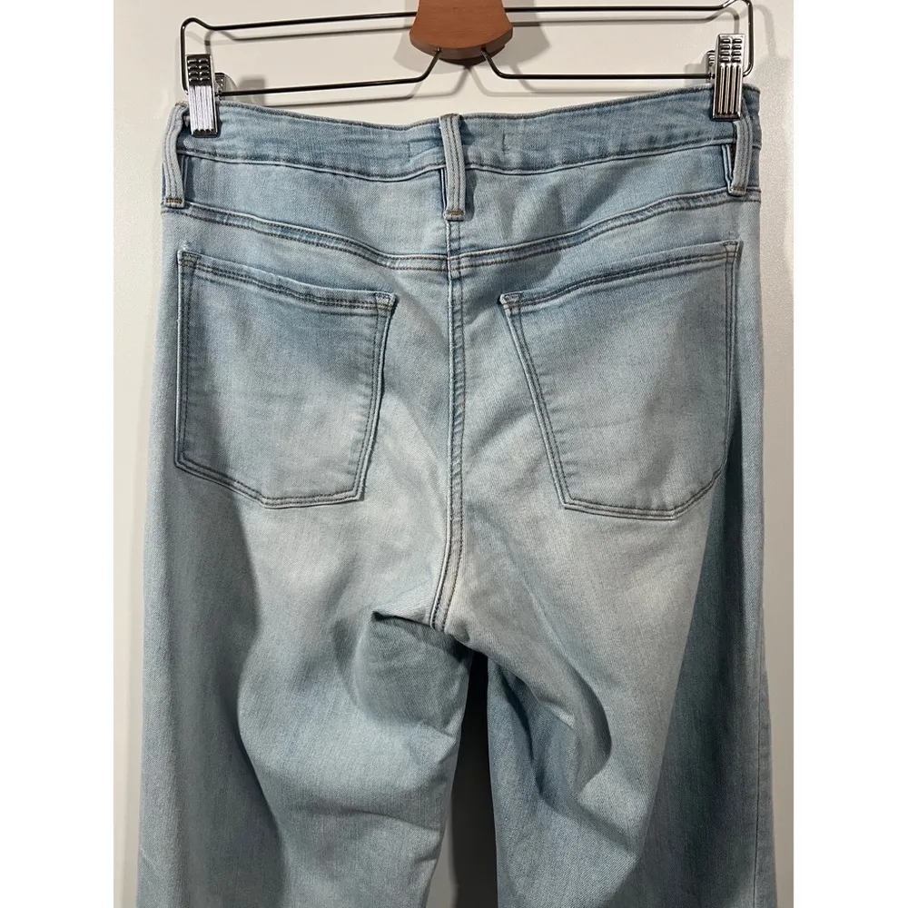 Athleta Sculptek Slim Straight Jeans - Agate Wash Size 8T Tall Long Inseam - Image 5