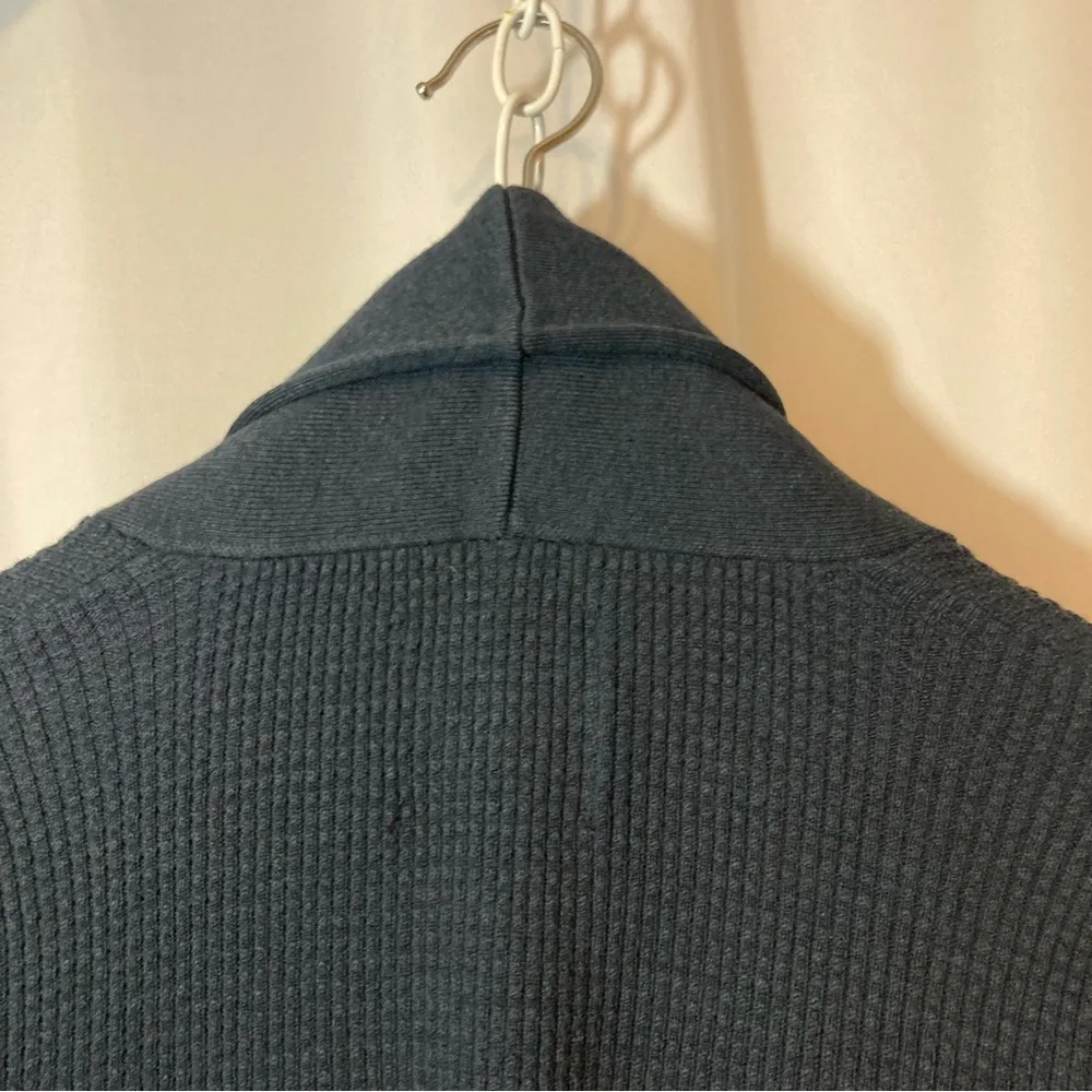 American Eagle Outfitters AEO Waffle Knit Button Front Collared Cardigan Sweater - Image 12