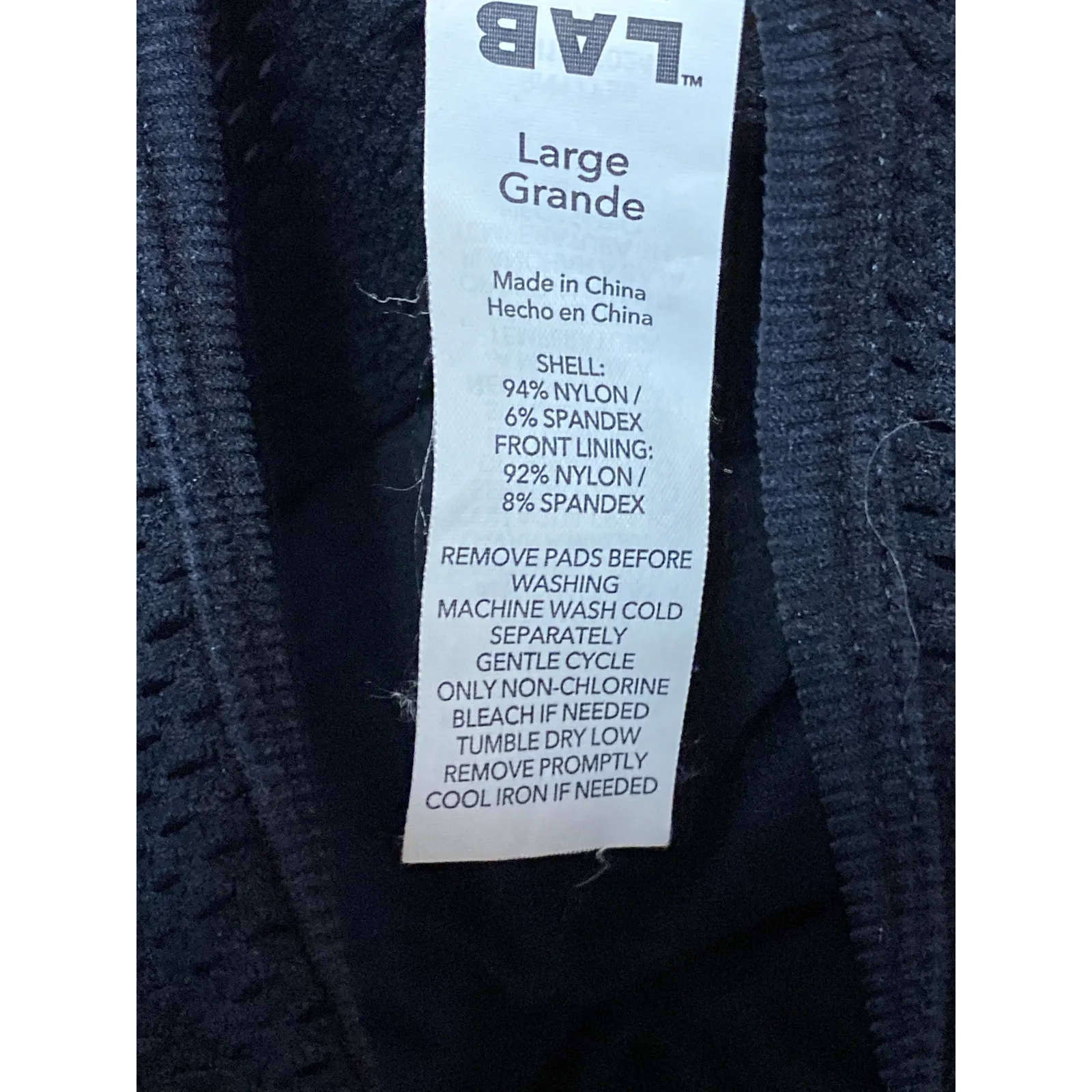 JoyLab Womens Black Seamless Sleeveless Activewear Bodysuit Jumpsuit Romper Sz L - Image 3