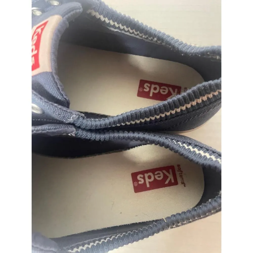 Keds Jump Kick Rib Knit‎ Lace
Up Sneakers Navy Canvas size 9 - Image 5
