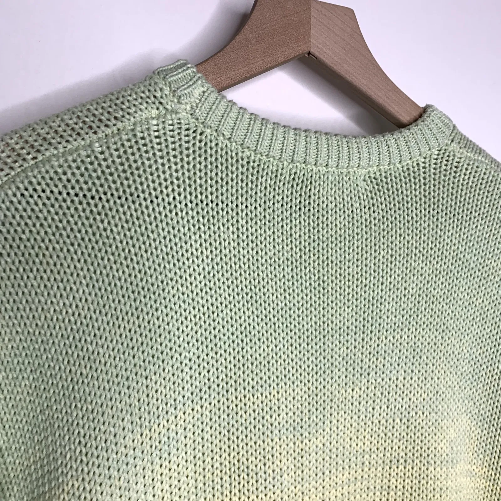 Olivia Rubin Aria Ombré Rainbow Sweater Pastel Ombre Womens XS Green - Image 10