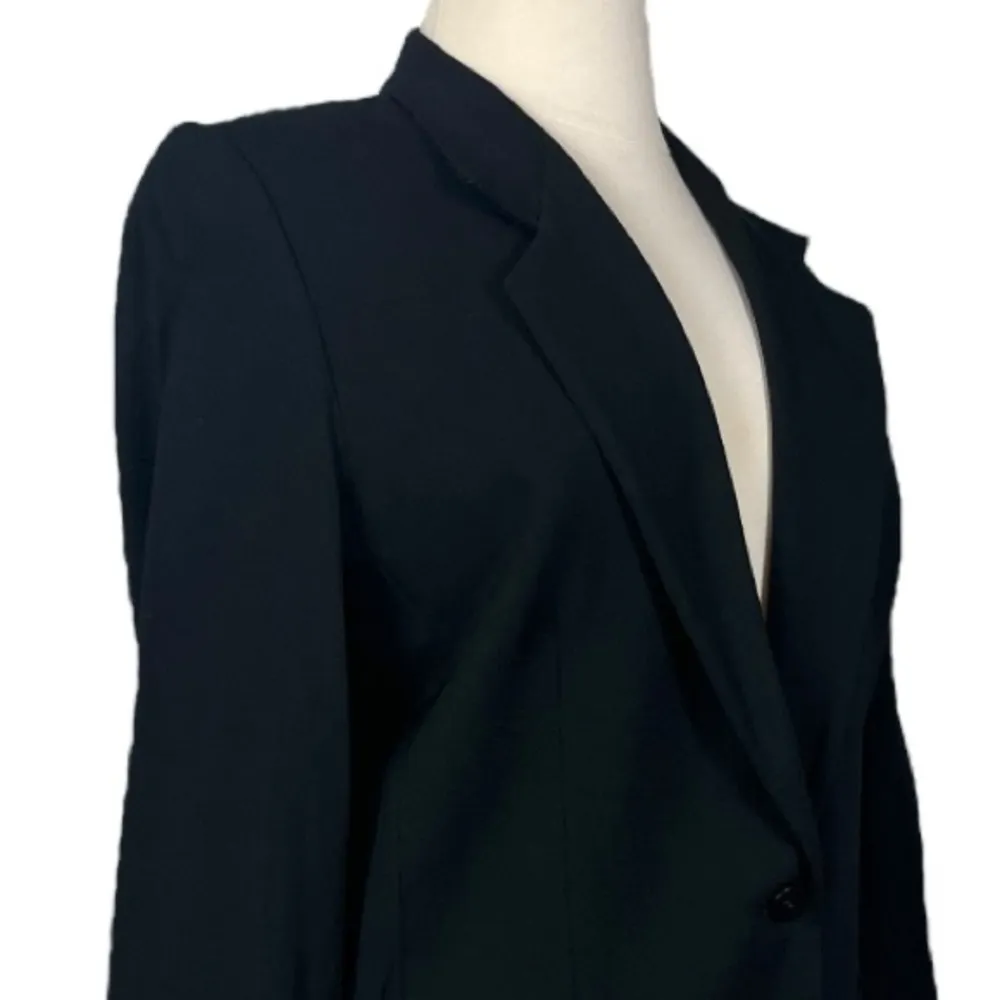 Austin Reed Vintage Black Blazer Worsted Wool Double Button Women’s Size 18 - Image 6