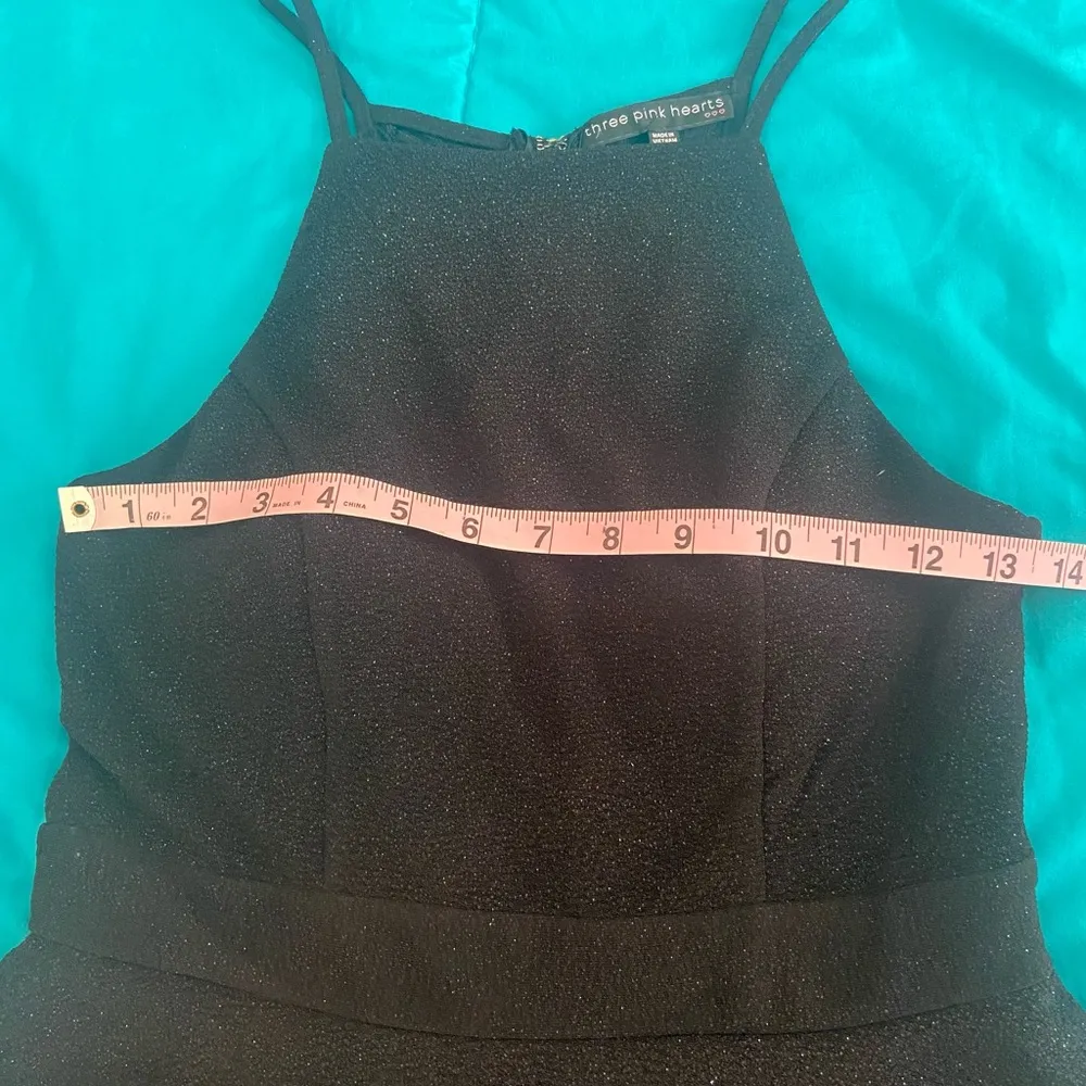 Three Pink Hearts MIDI dress Black Size M - Image 8