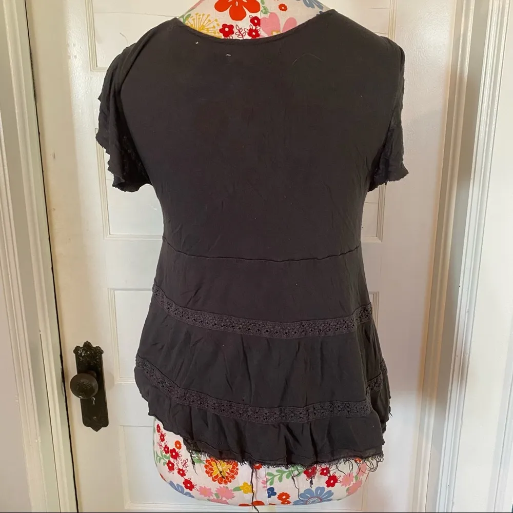 Flutter and Lace Babydoll Top - Image 3