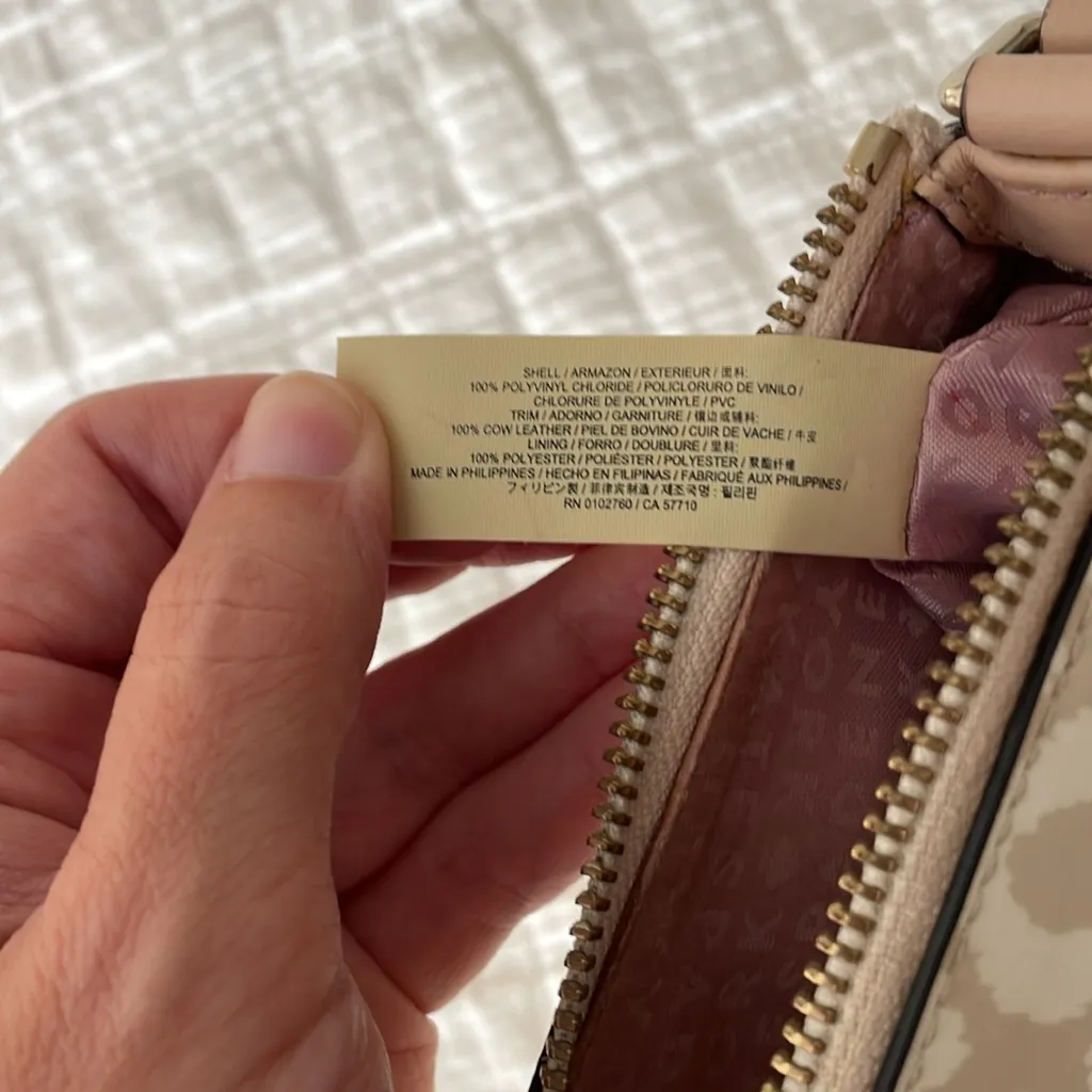 KATE SPADE New York Grove Street Millie Ikat Crossbody Bag in Cream / Cardamom - Image 12