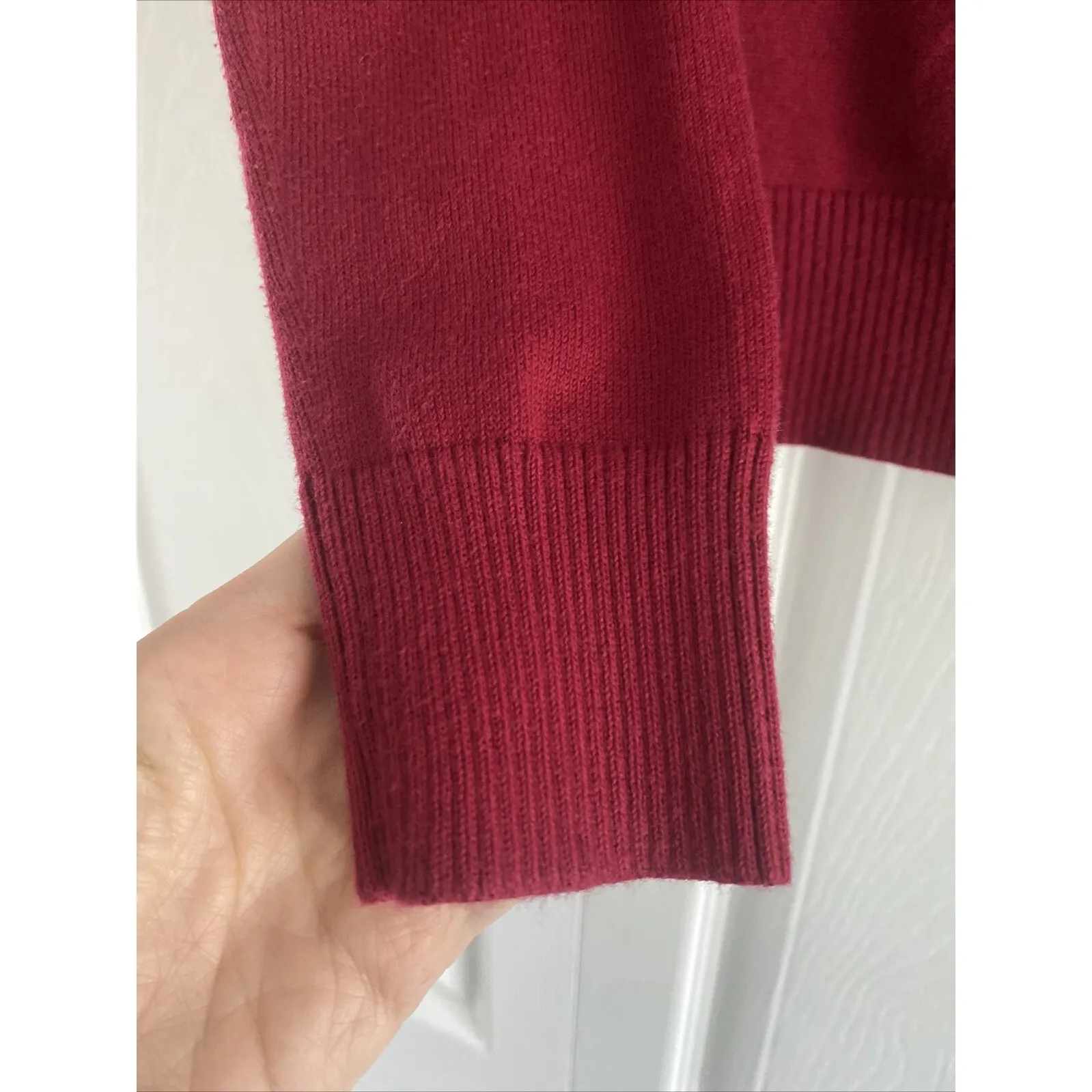 J. Jill Women's XS Petite Red Cardigan Preppy Academia Schoolgirl Cherry Girl Size undefined - Image 5