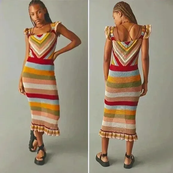 NWT‎ - Carolina K for Free People Paradise Crochet Dress
Size Medium - Image 2