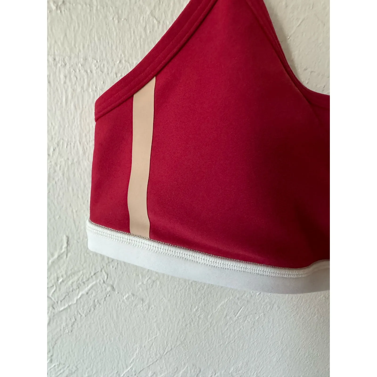 NWT Johnny Was Calme Endurance Cross Back Bra in Red Size M - Image 5