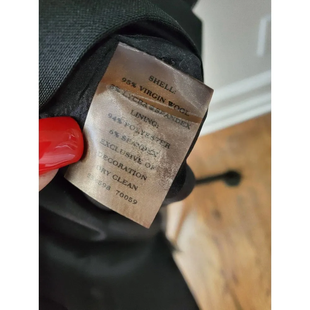 Ann Taylor Wool Round Neck Sleeveless Casual Party Wear Knee Length Dress 12 - Image 7