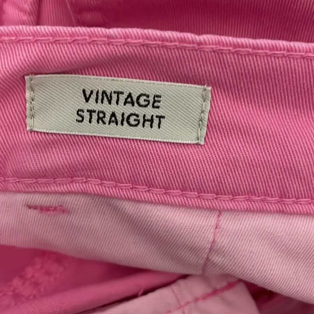 J.Crew Pink Vintagee Straight Pants - Image 5