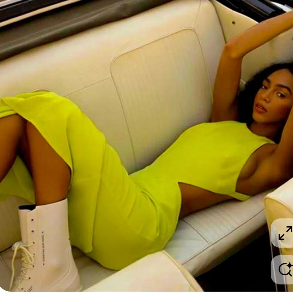 Auteur Studio Zippora 100% Silk Designer Low Back Dress Pistachio Green XS $490 - Image 2