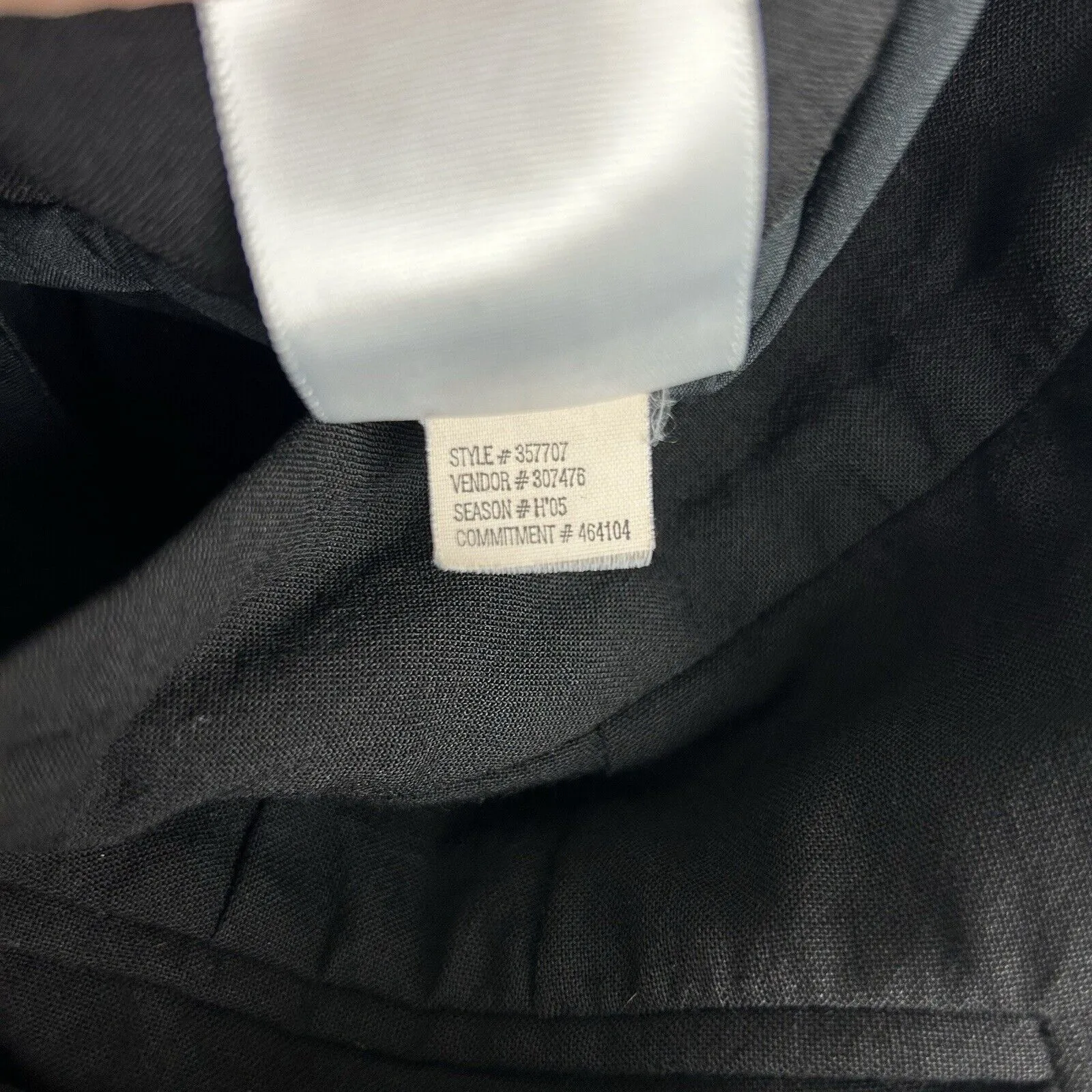 Banana Republic Women's Black Wool Pants Pockets Straight Leg Size 6 #357707 - Image 7