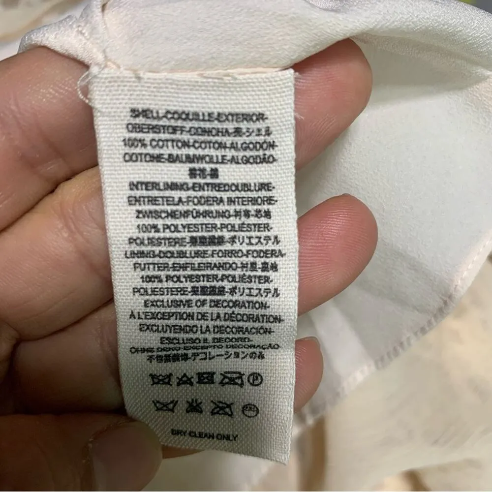 Free People cream lace‎ halter snowdrop trapeze dress size XS bridal shower - Image 7