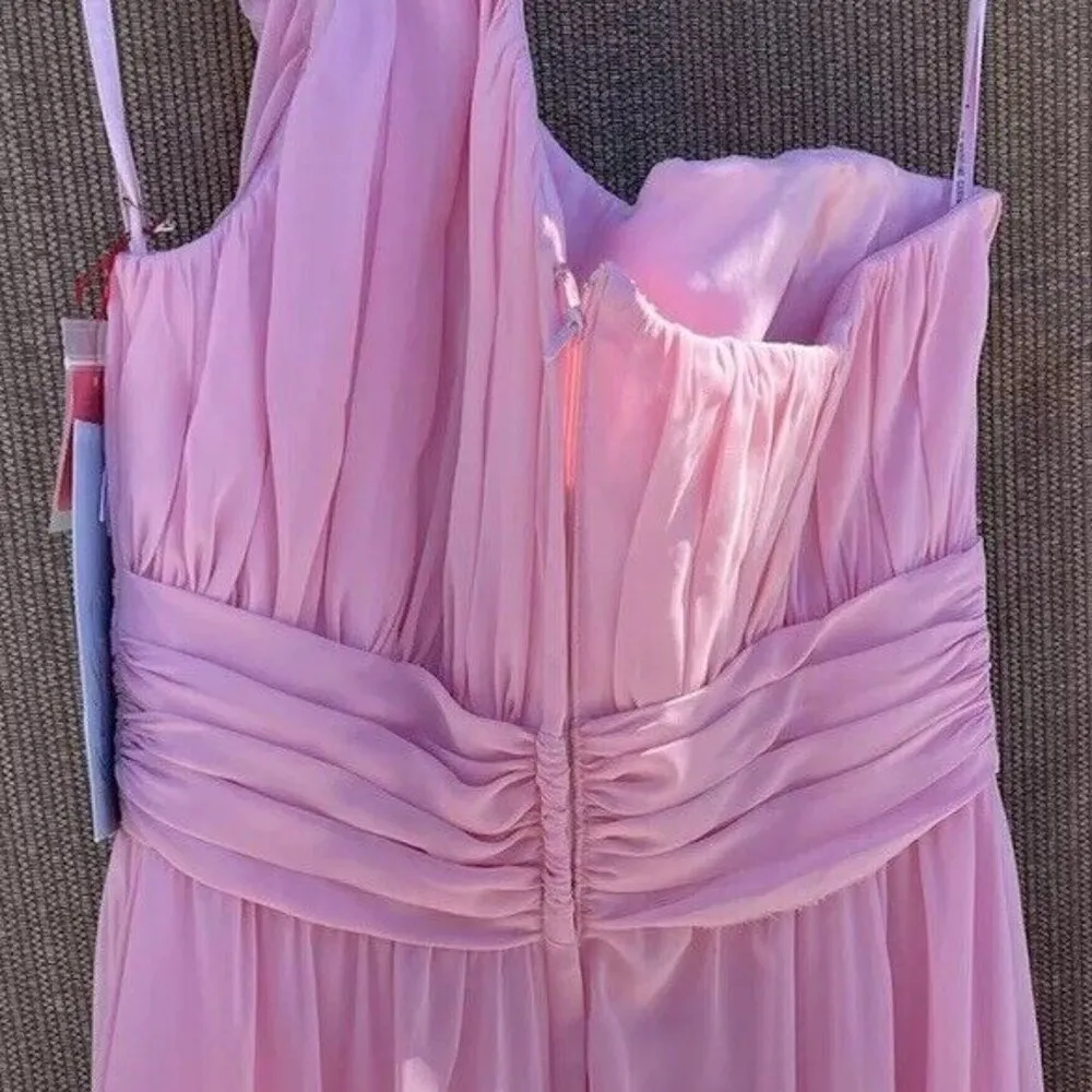 Madeline Gardner Formal Dress Women’s Sz 8 Pink Rose Long Dress MoriLee NWT - Image 9