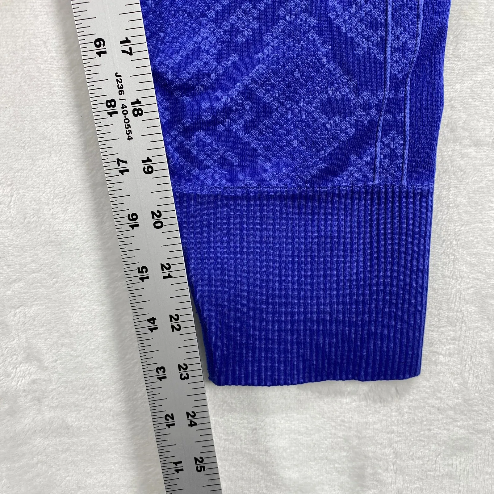 Lululemon Leggings Snake Print High‎ Rise Athletic Yoga Pants Blue Size 4 - Image 5