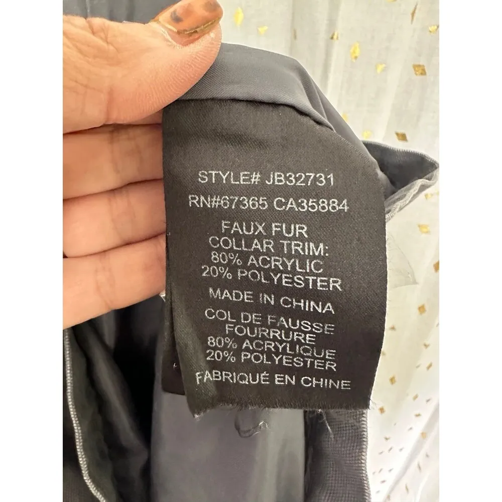 Jack By BB Dakota Cinch Waist Oversized Pockets Full Zip Cargo Utility Jacket L - Image 5