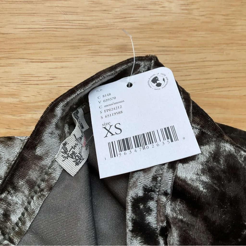 Intimately Free People Crushed Velvet Baby‎ Tee Size XS - Image 4