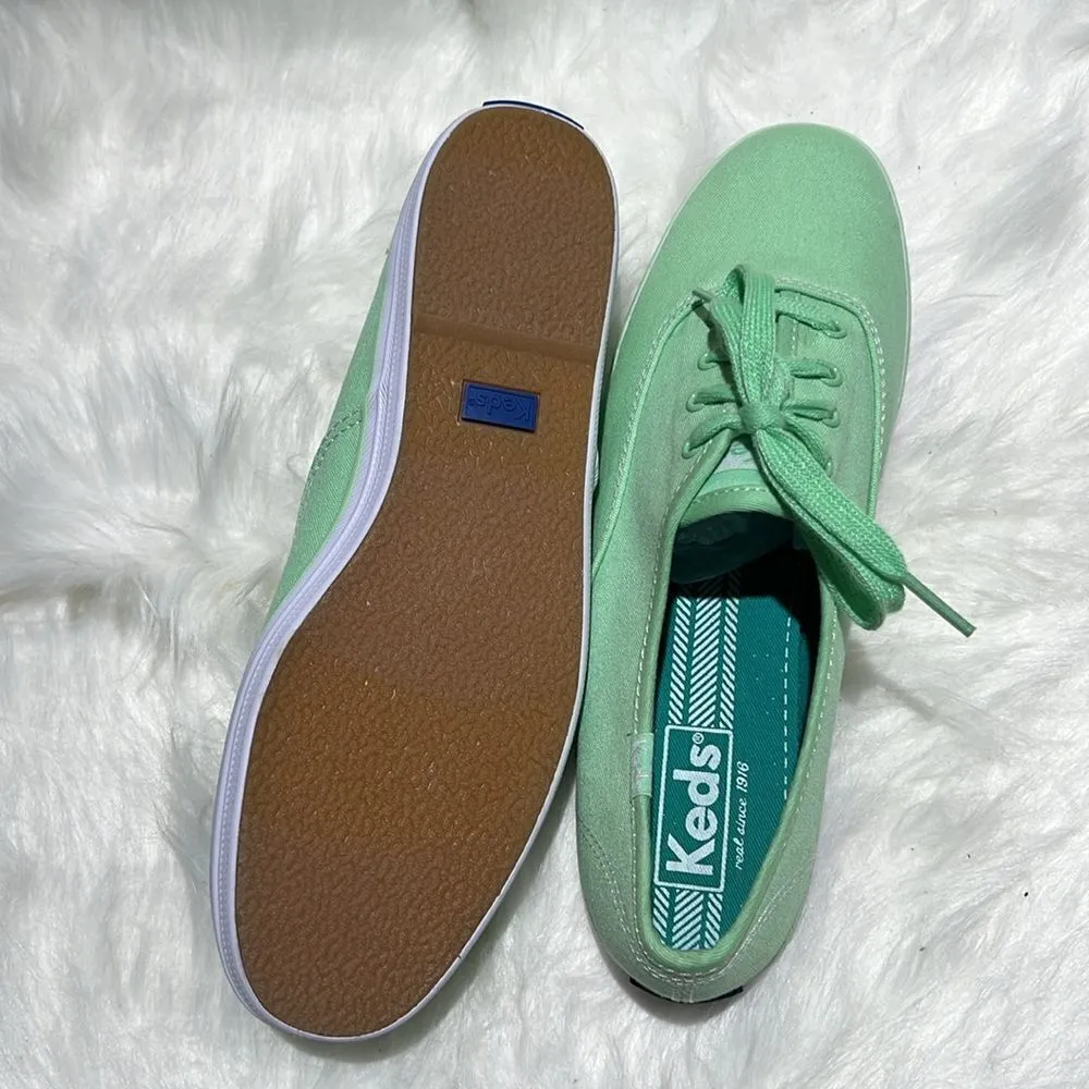 Keds Champion Originals Sneakers Lime Green / White WF534828 Size 7.5.  B76 - Image 9