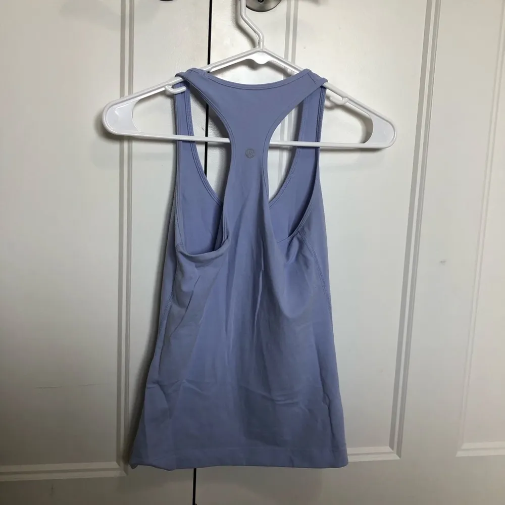 Light lavendar lululemon racerback tank top size 4 - Image 4