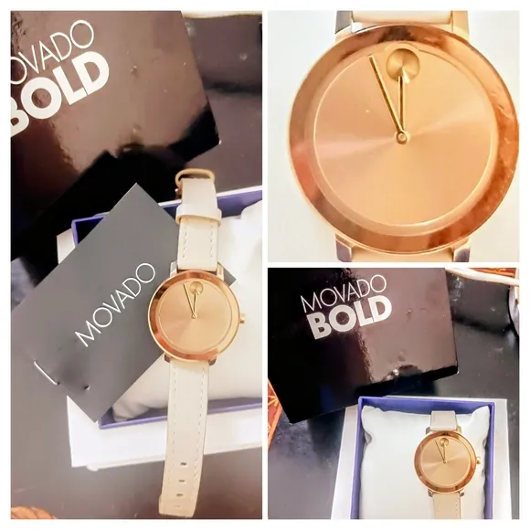 Movado Bold Rose Gold Women's Watch - Image 2