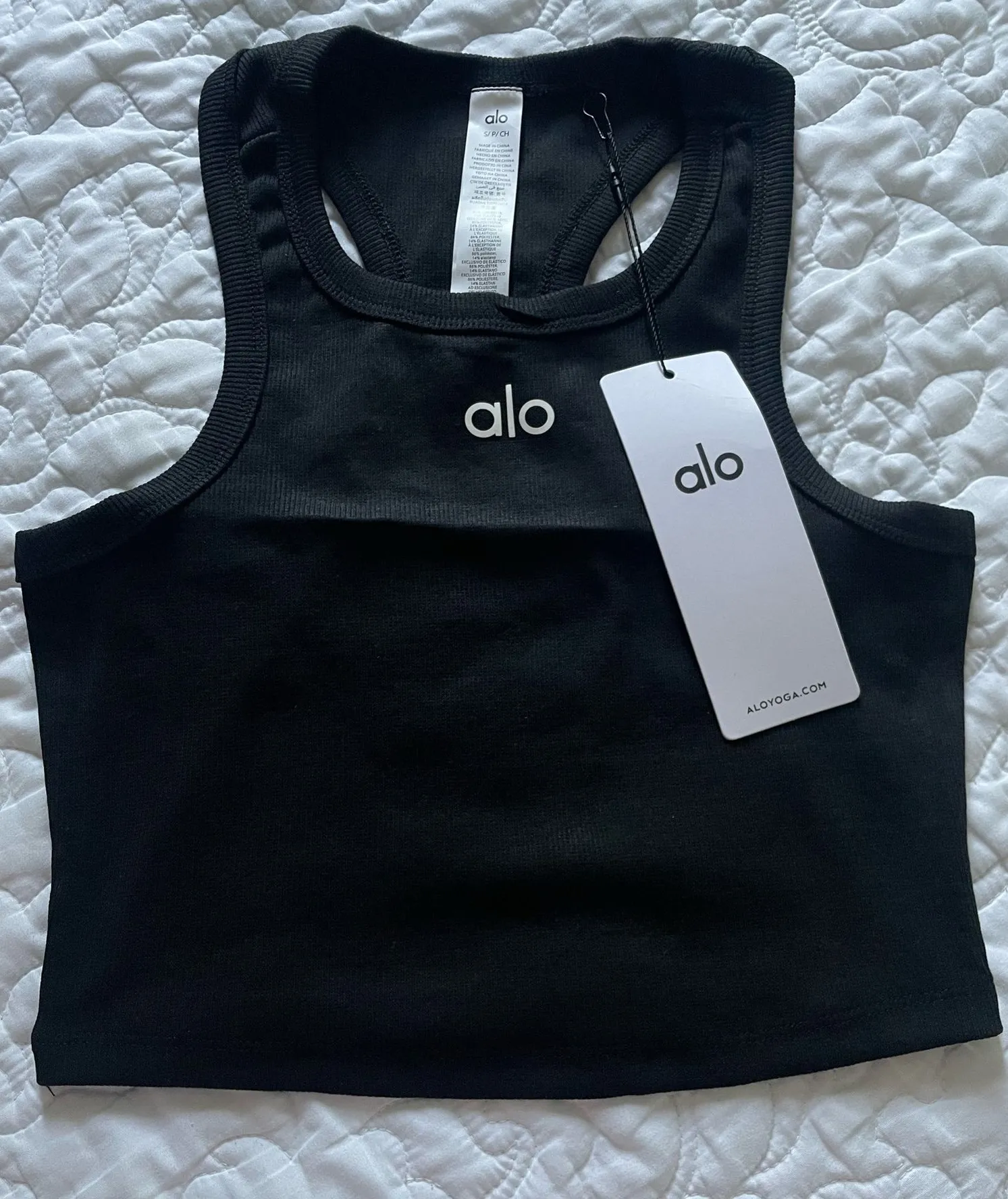 Alo Tank Yoga Top Black - $48 New With Tags - From Viviana