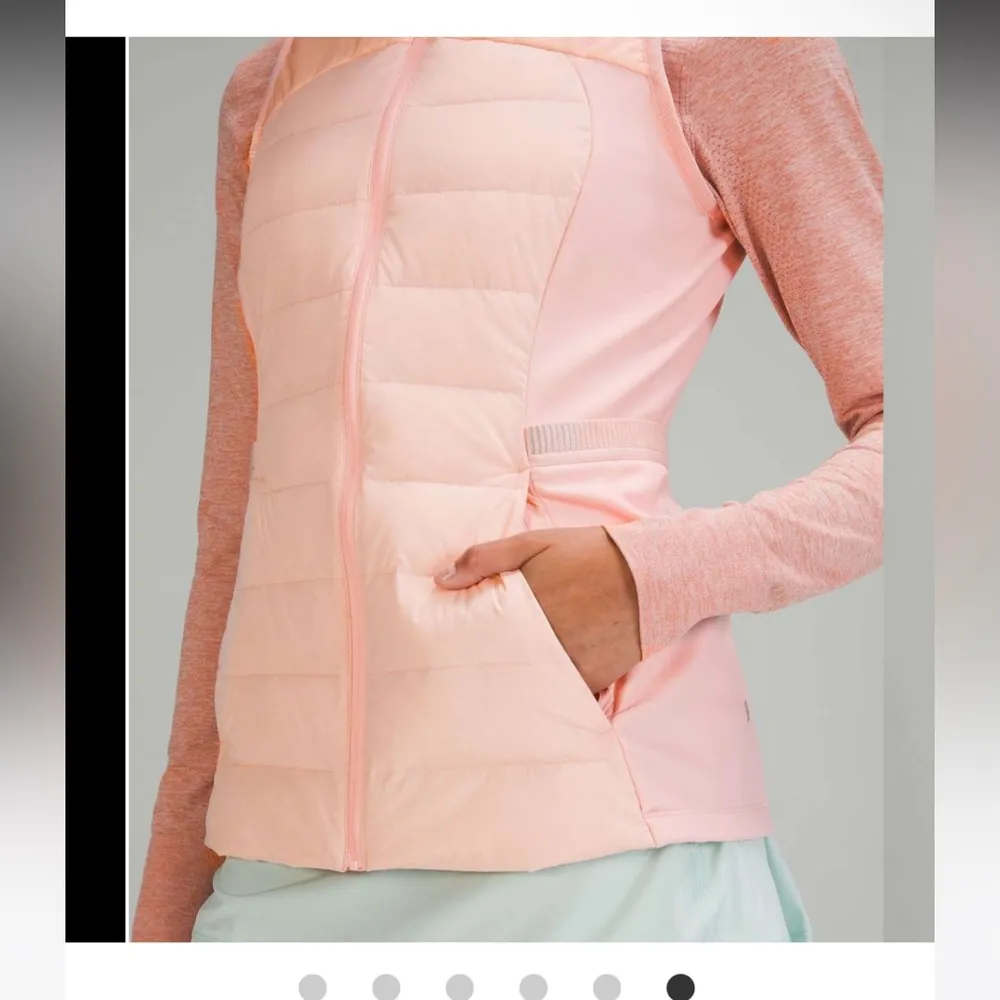 NWT Lululemon Down for It All Vest / Pink Mist / 2 - Image 4