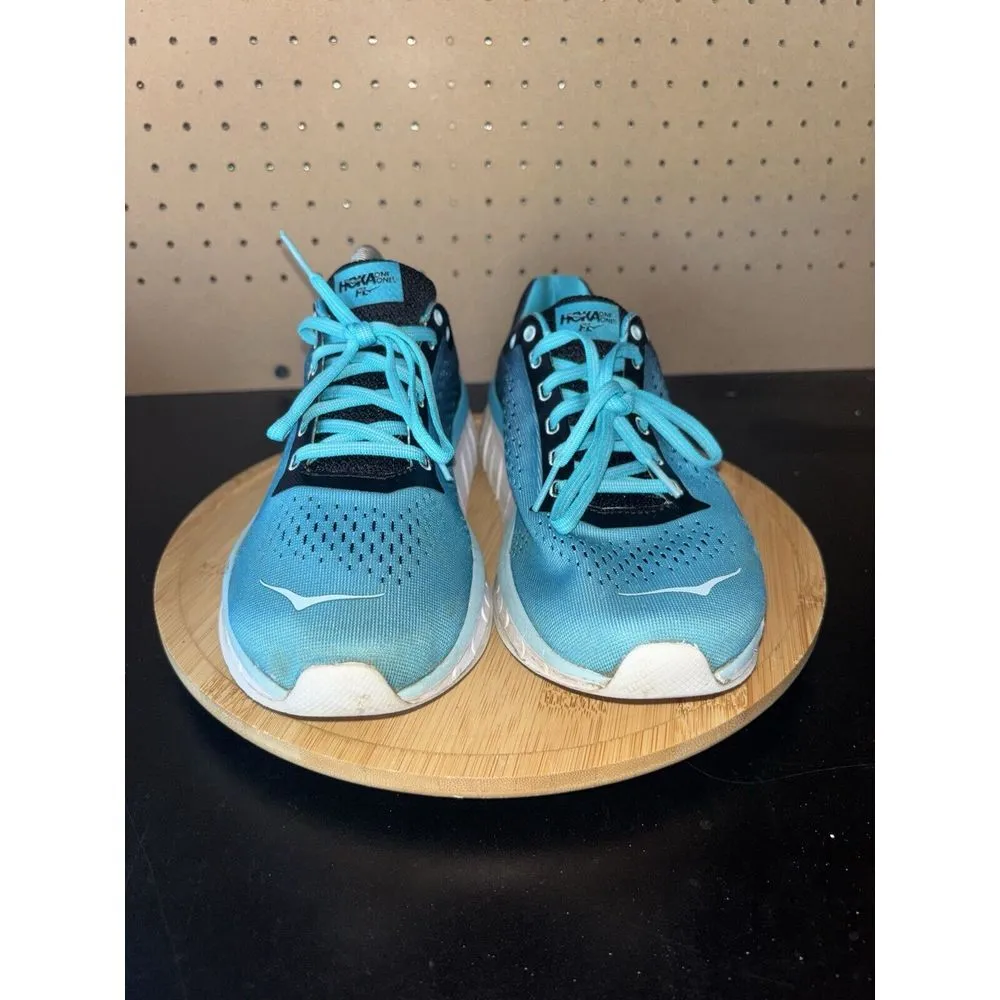 Hoka One One Women's Sz 8 Cavu Running Shoes Bluebird/Black - Image 4