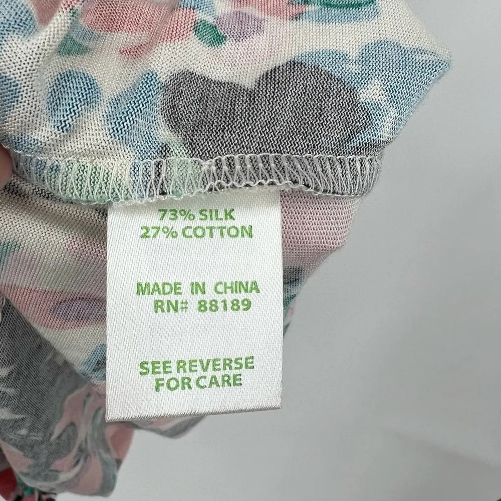 Lilly Pulitzer Anjelica Dress in Cameo White Sweet Nothings print silk sz small - Image 8