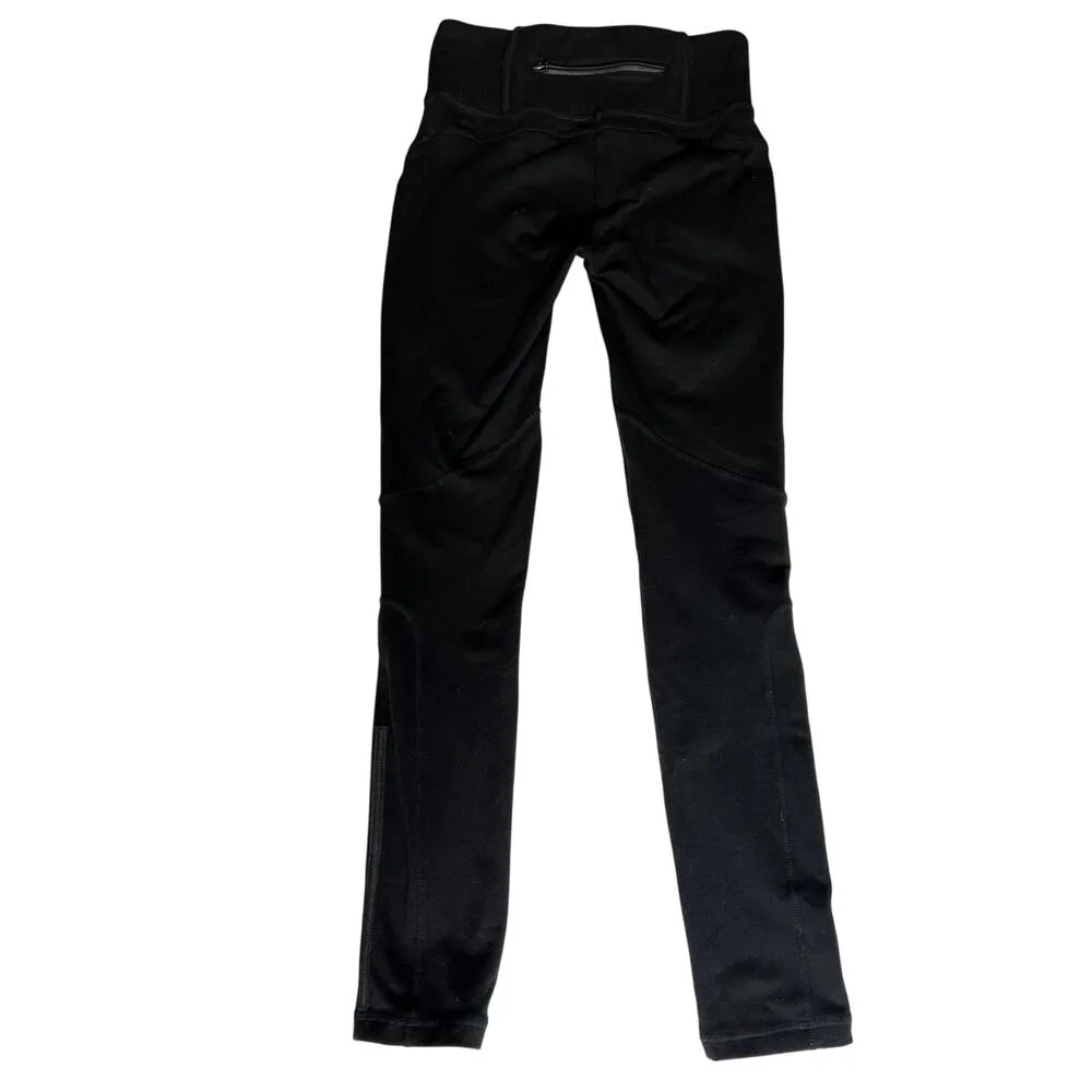 Spanx womens size Small  black full length back zippered pocket jogging, - Image 2