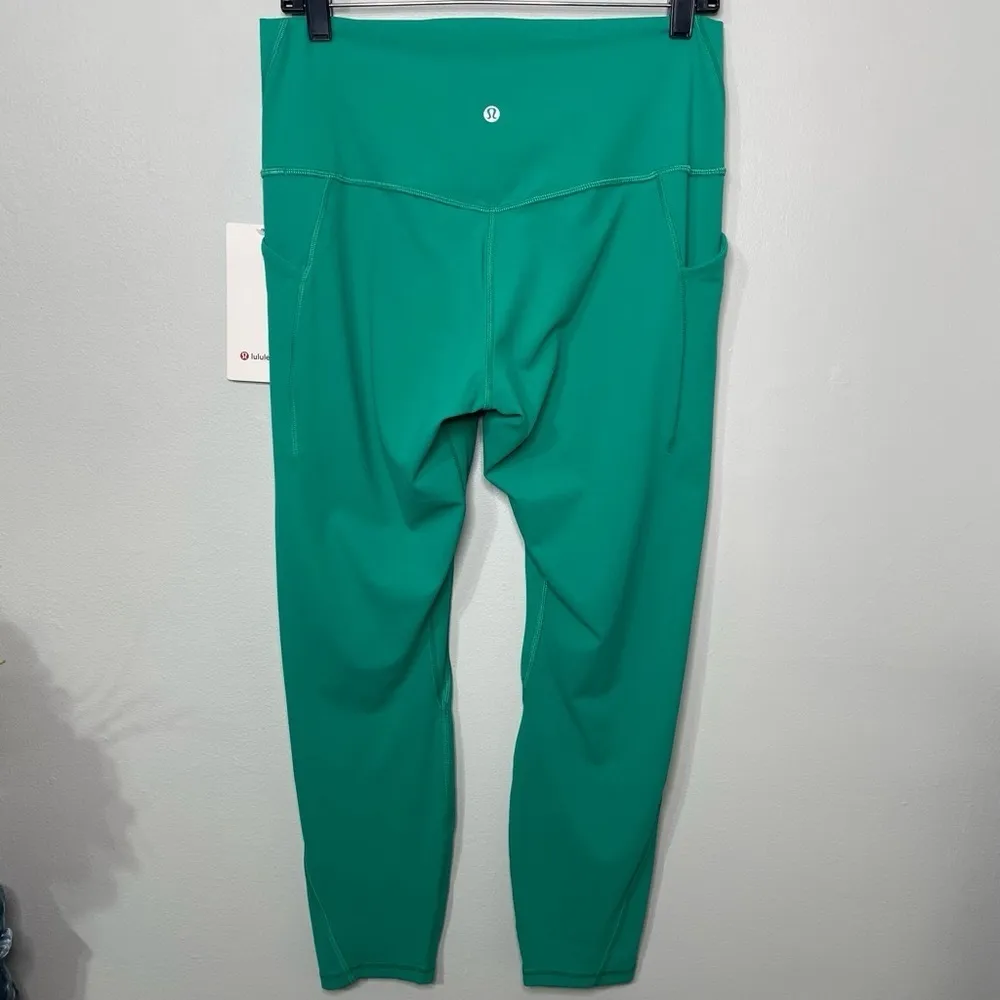 Lululemon Align High Rise Pants Leggings with Pockets Kelly Green 14 Nwt - Image 4