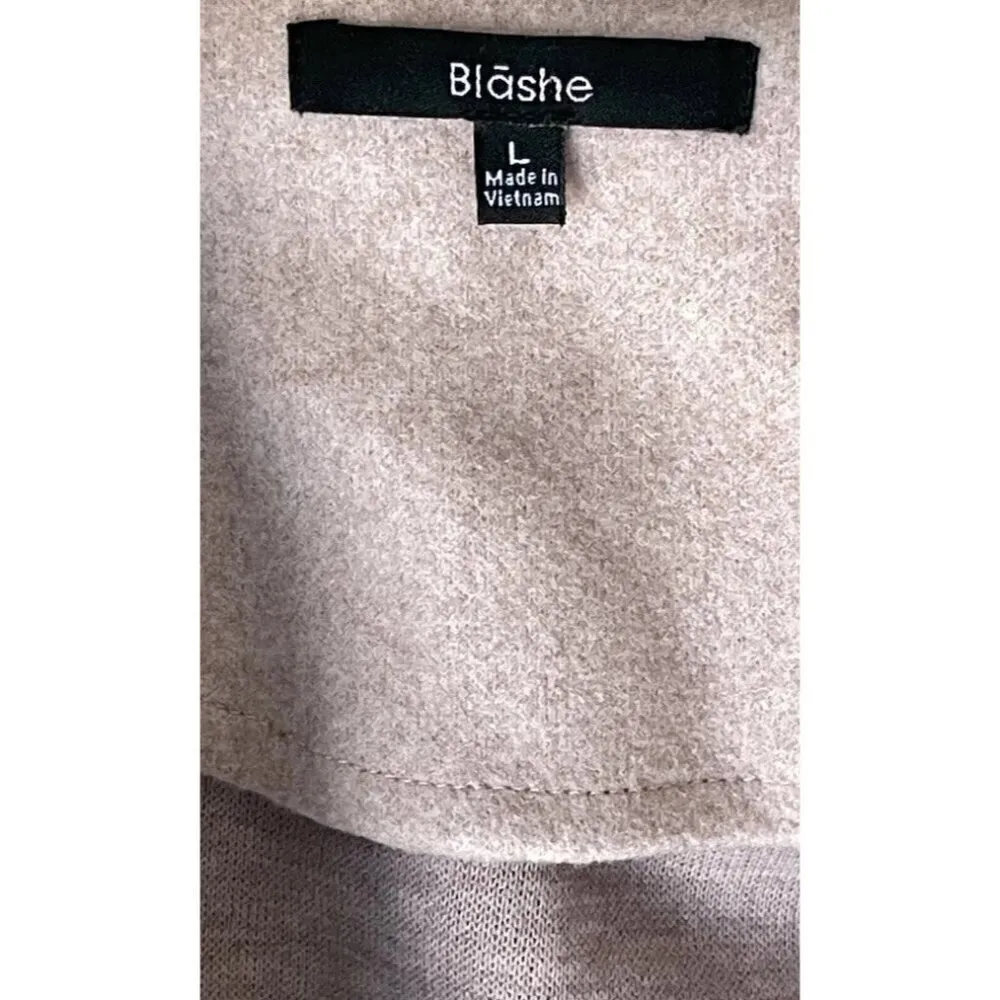 Vintage Blashe Women’s Sz L Over Coat Womens Blush Pink Polyester Hoodie Tie Size L - Image 9