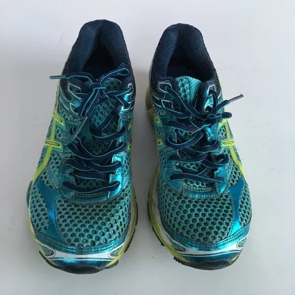 ASICS  Women's Gel-Cumulus 16 Running Shoe Blue Size 6.5 Athletic Comfy‎ - Image 4