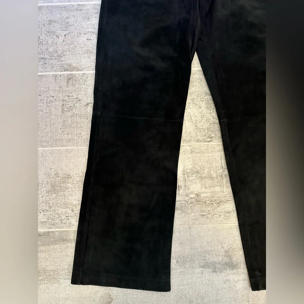 Pendleton Vintage Black Leather Suede Pants - Image 9