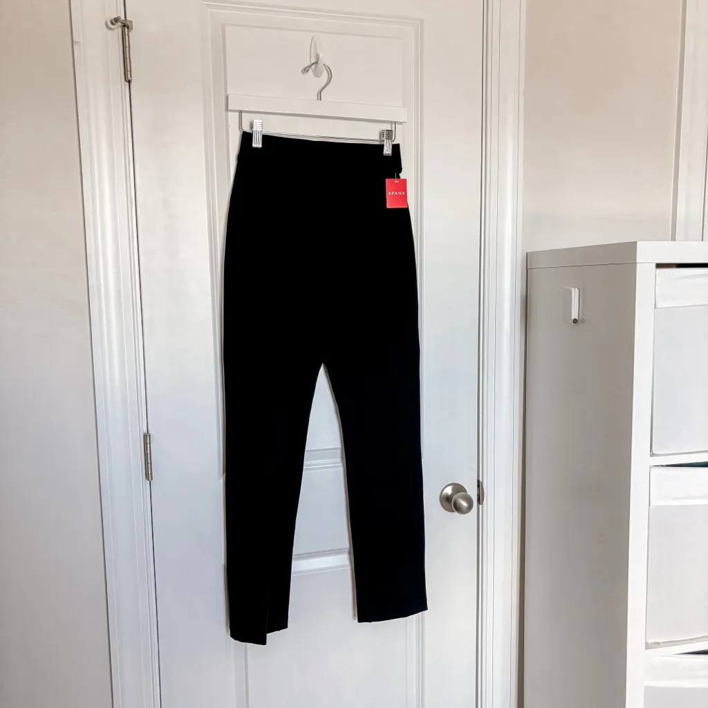 NEW Spanx The Perfect Pant Slim Straight Classic Black - Image 4