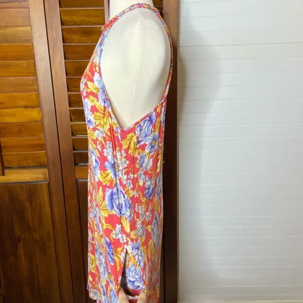 American Eagle Floral Woven Neck Line Dress - Image 5