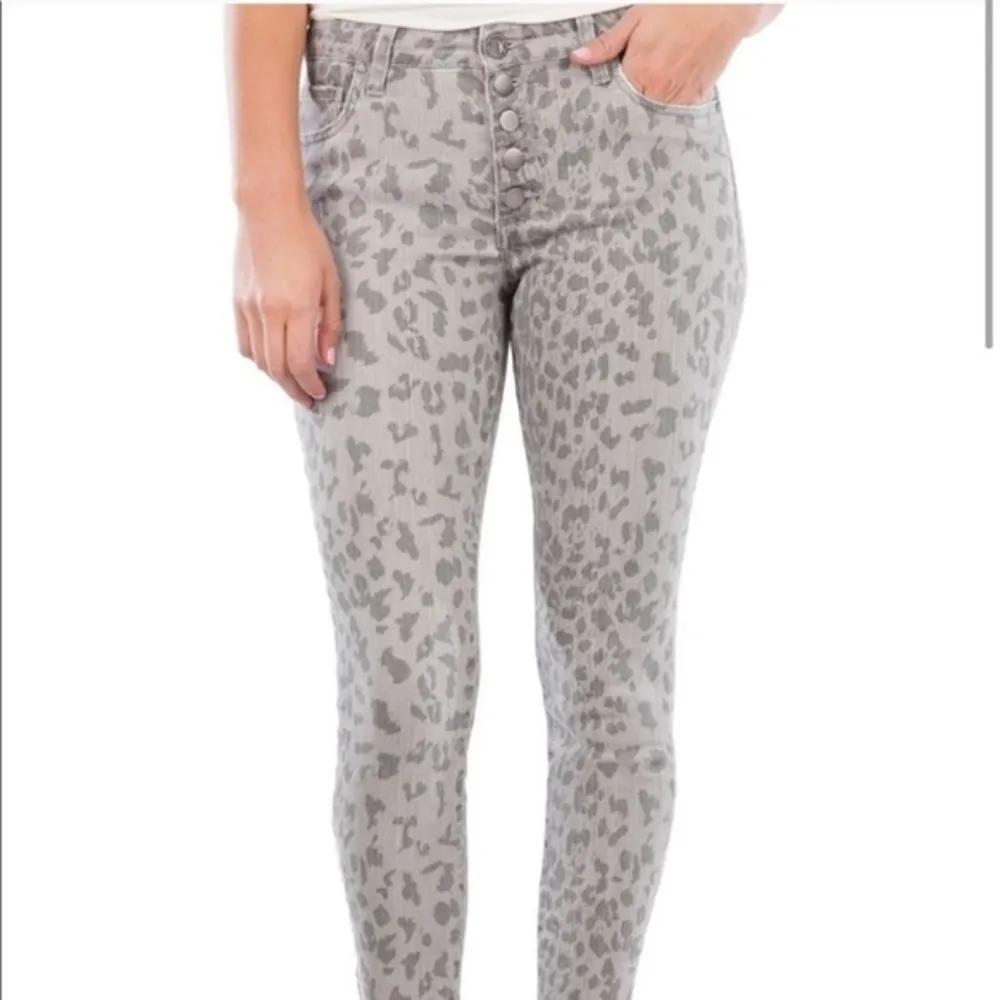 NEW Kut From The Kloth Skinny Leopard Grey Cheetah - Image 13