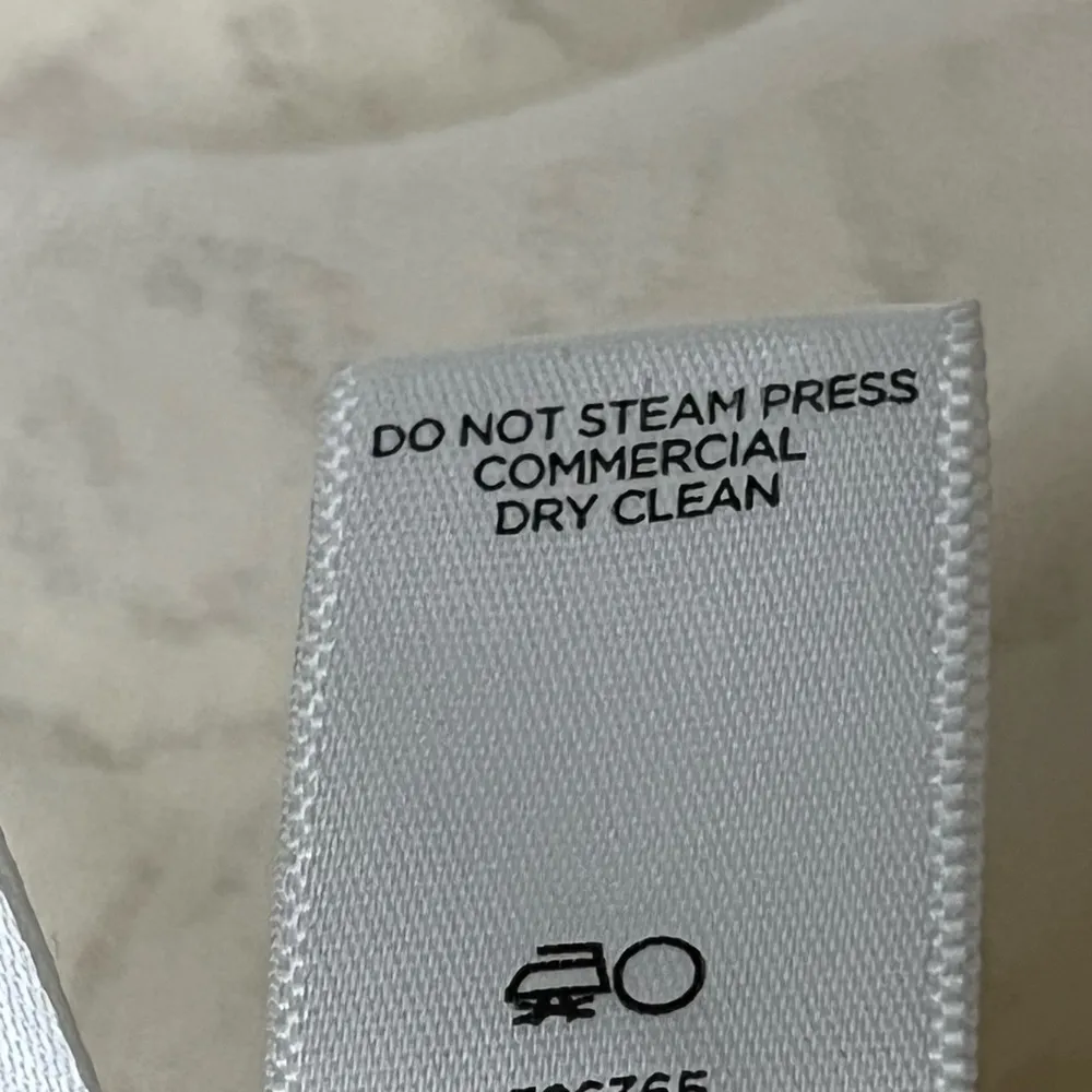 Ann Taylor LOFT Lace Crochet Beige Blouse Ethereal Preppy Modest Mature Coastal - Image 7